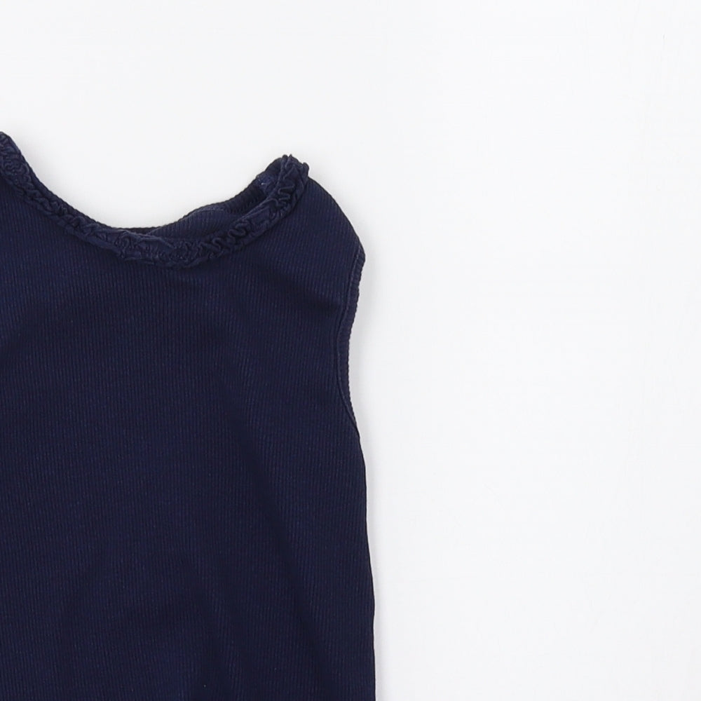 George Girls Blue   Basic Tank Size 5-6 Years