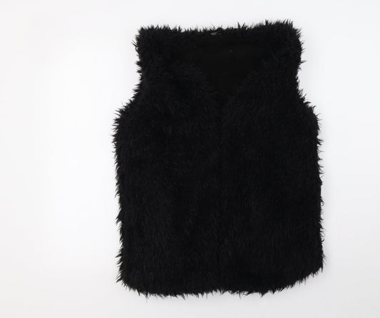 Preworn Womens Black   Gilet Jacket Size 12