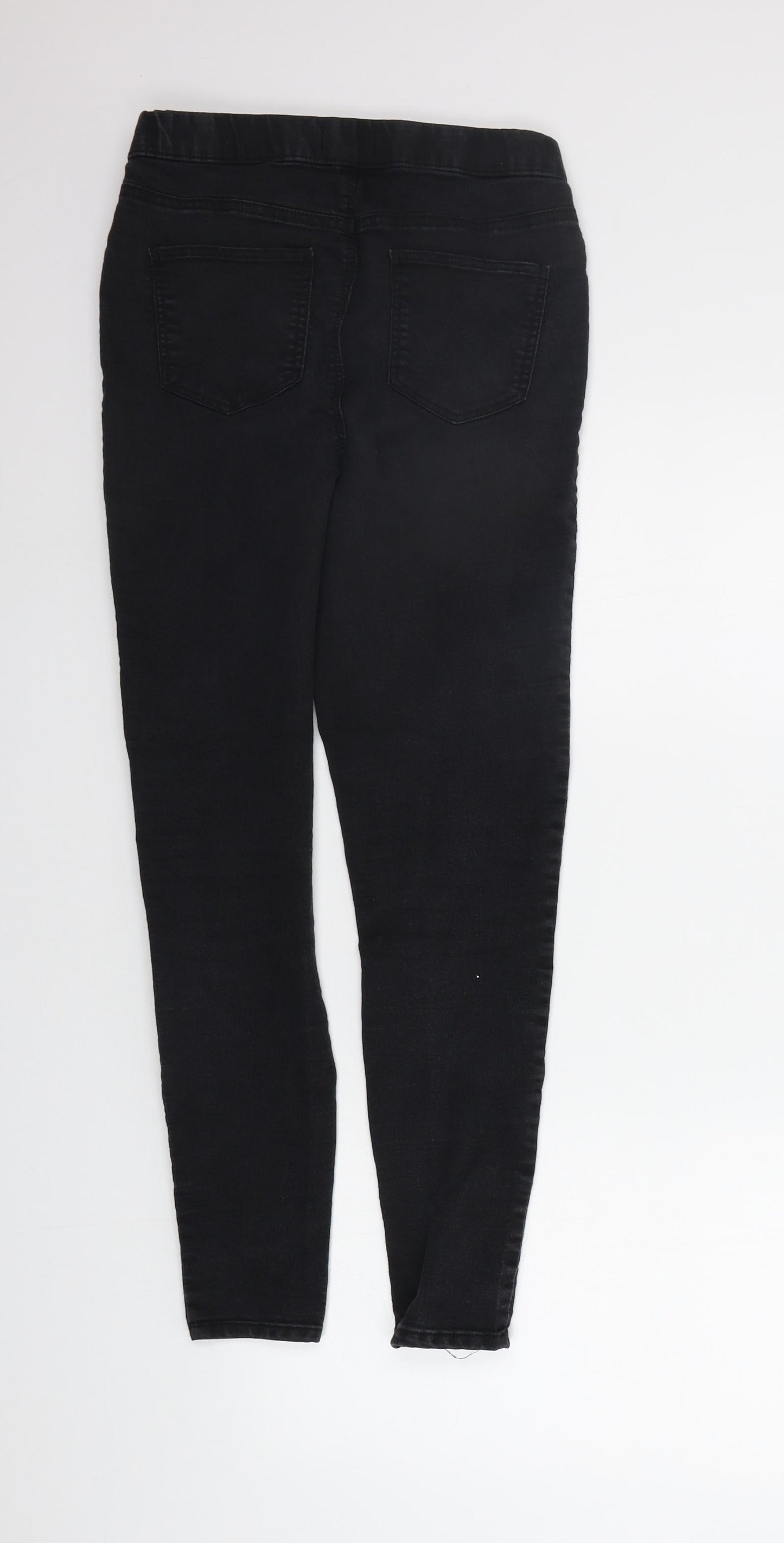 Papaya Womens Black   Jegging Trousers Size 8 L25 in