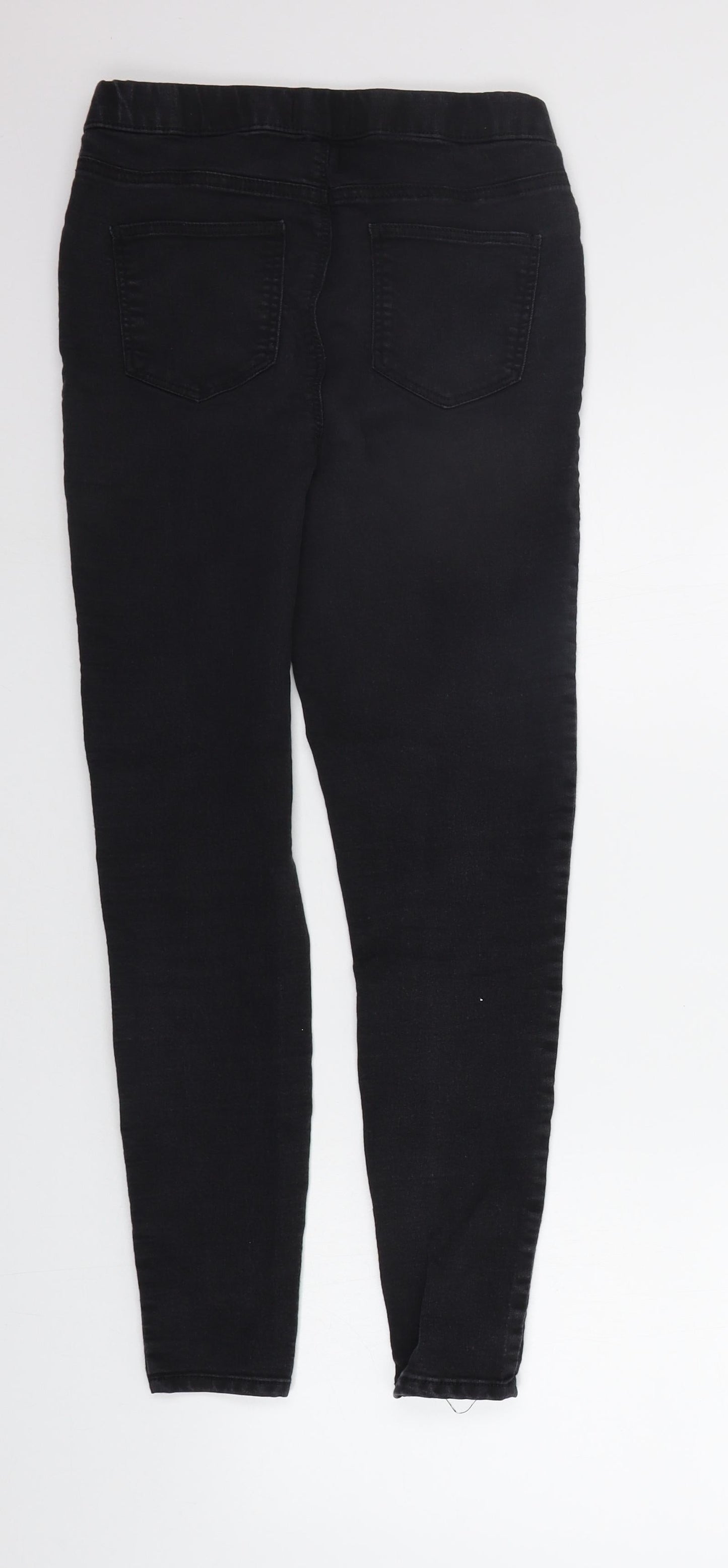 Papaya Womens Black   Jegging Trousers Size 8 L25 in