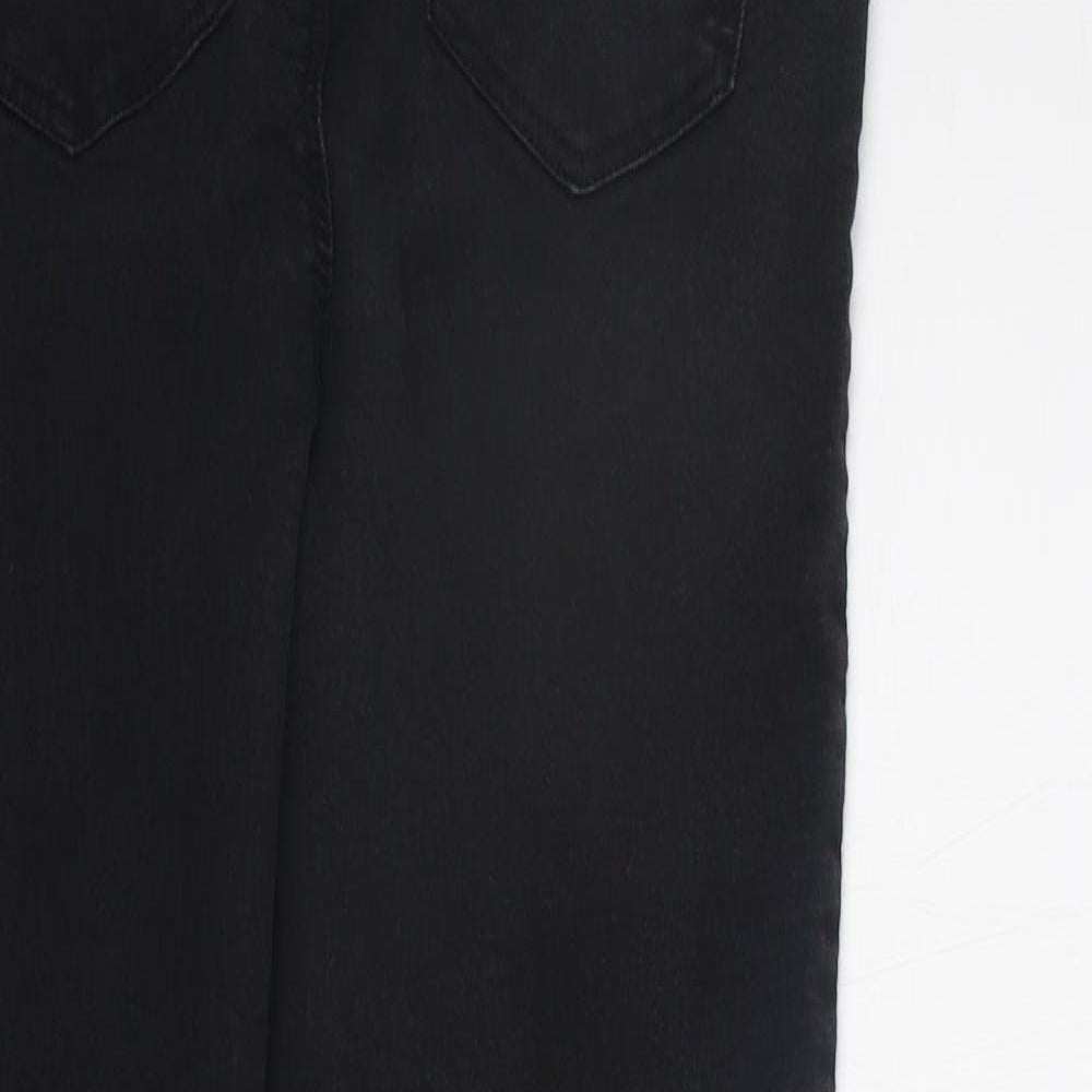 Papaya Womens Black   Jegging Trousers Size 8 L25 in