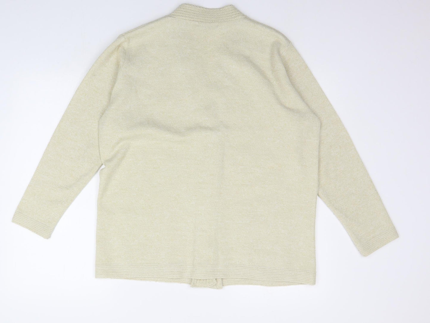 Classic Womens Beige   Cardigan Jumper Size M