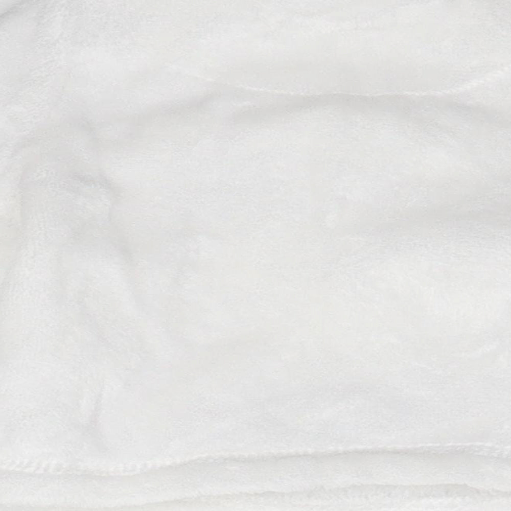 F&F Baby White Solid   Pyjama Top Size 0-3 Months  - animal print detail