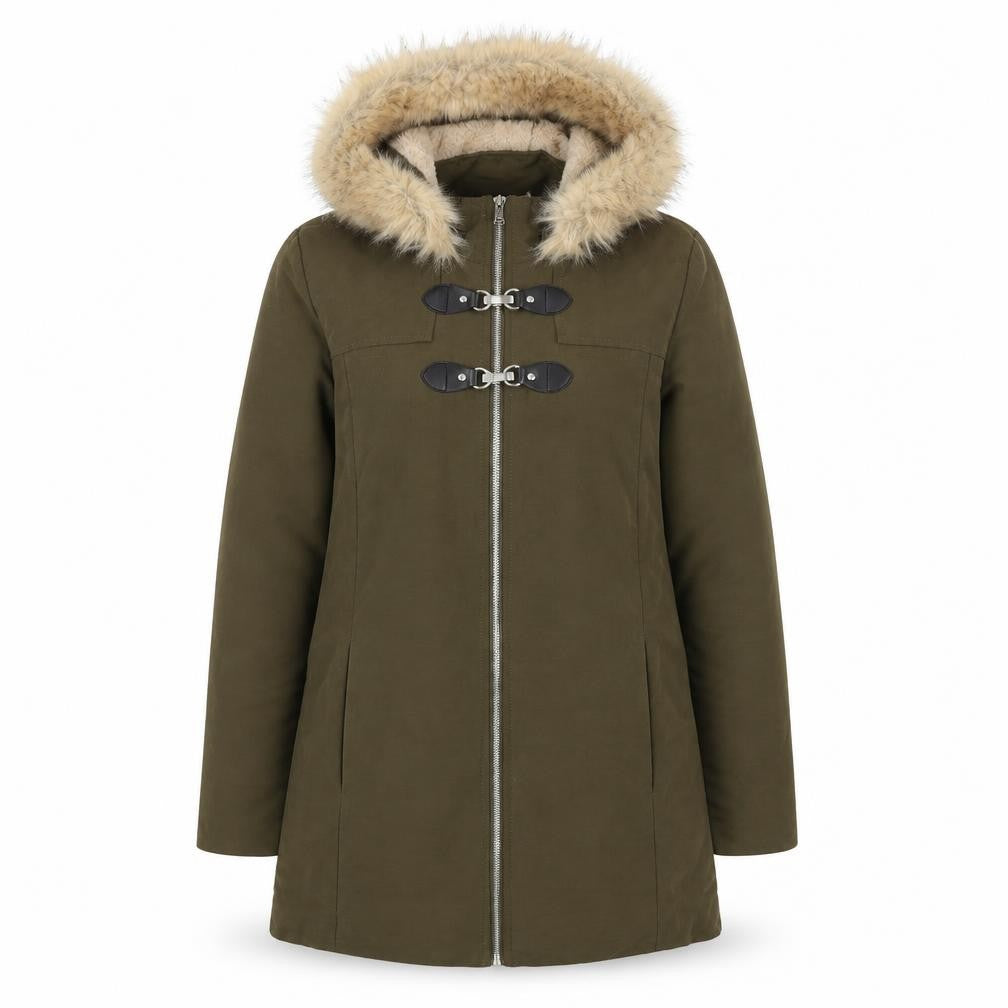 Primark Womens Green   Quilted Coat Size 2XS