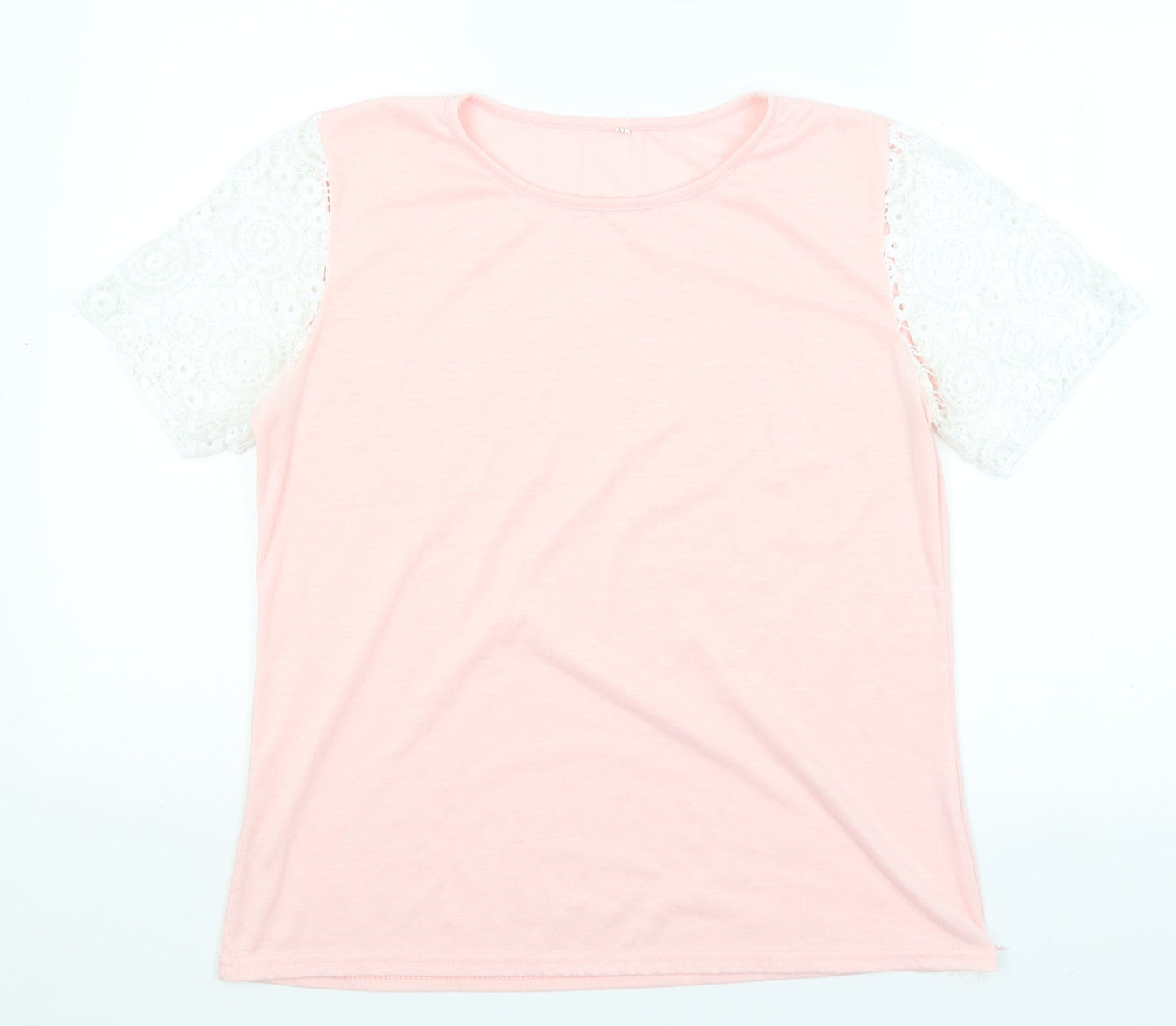 Preworn Womens Pink   Basic T-Shirt Size XL