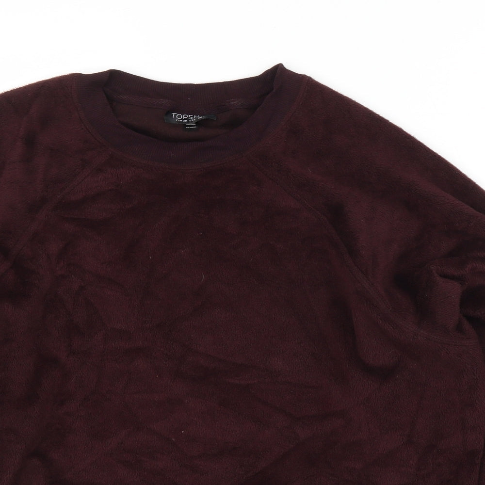 Topshop Womens Purple   Pullover Jumper Size 10