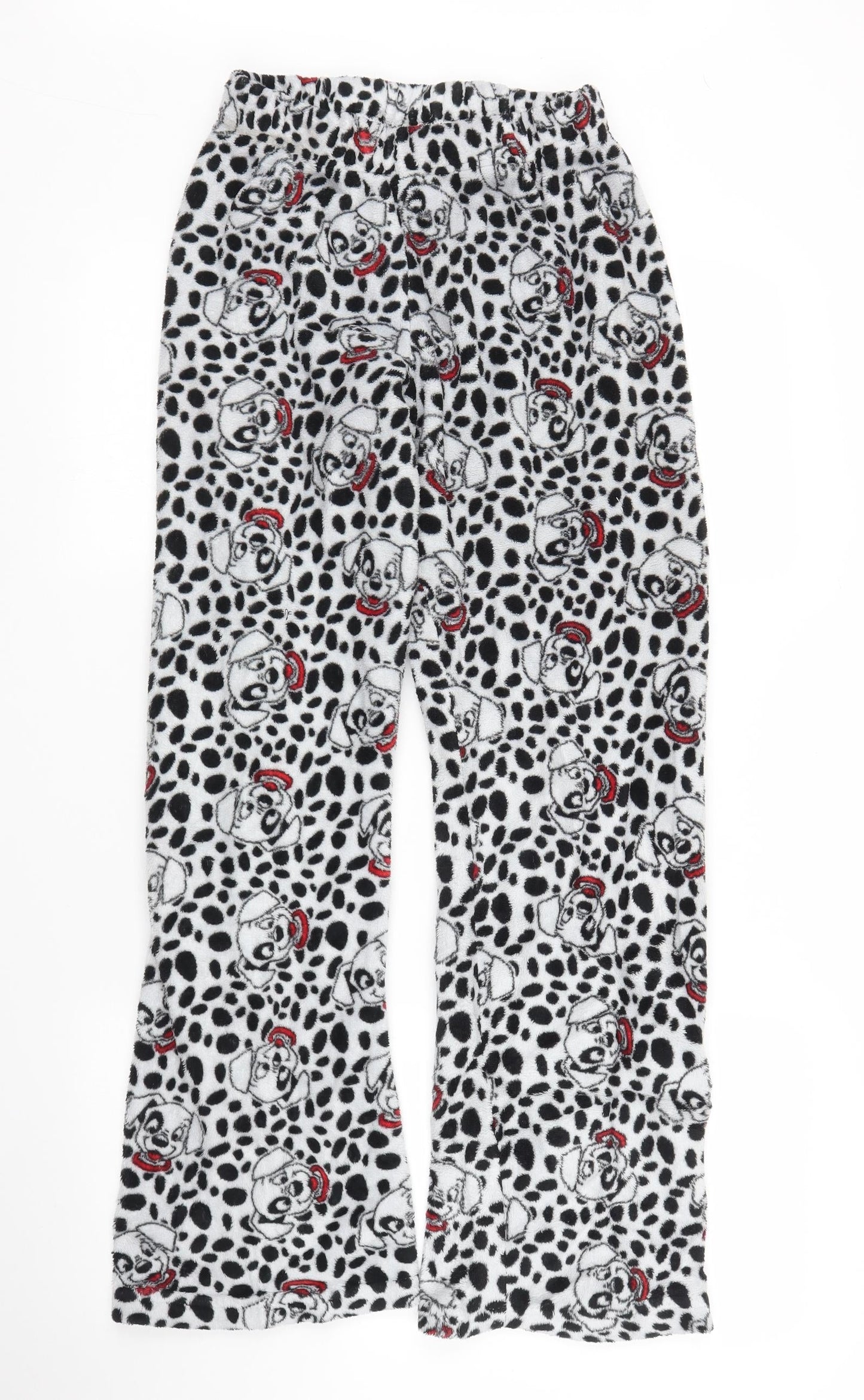 Primark Womens White Solid  Chemise Pyjama Pants Size S  - 101 Dalmatians