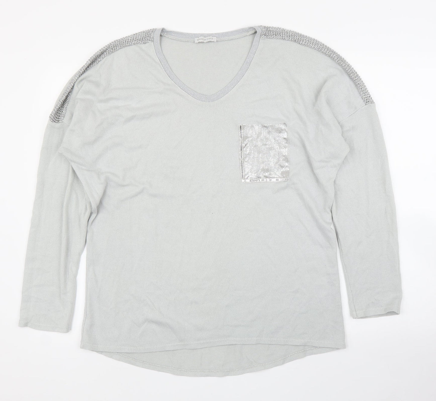 Preworn Womens Grey   Pullover Jumper Size L