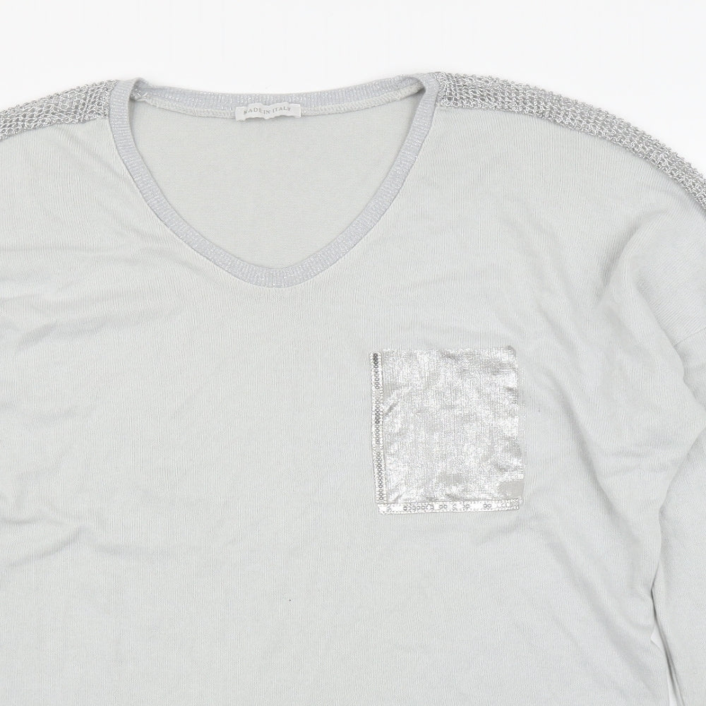 Preworn Womens Grey   Pullover Jumper Size L