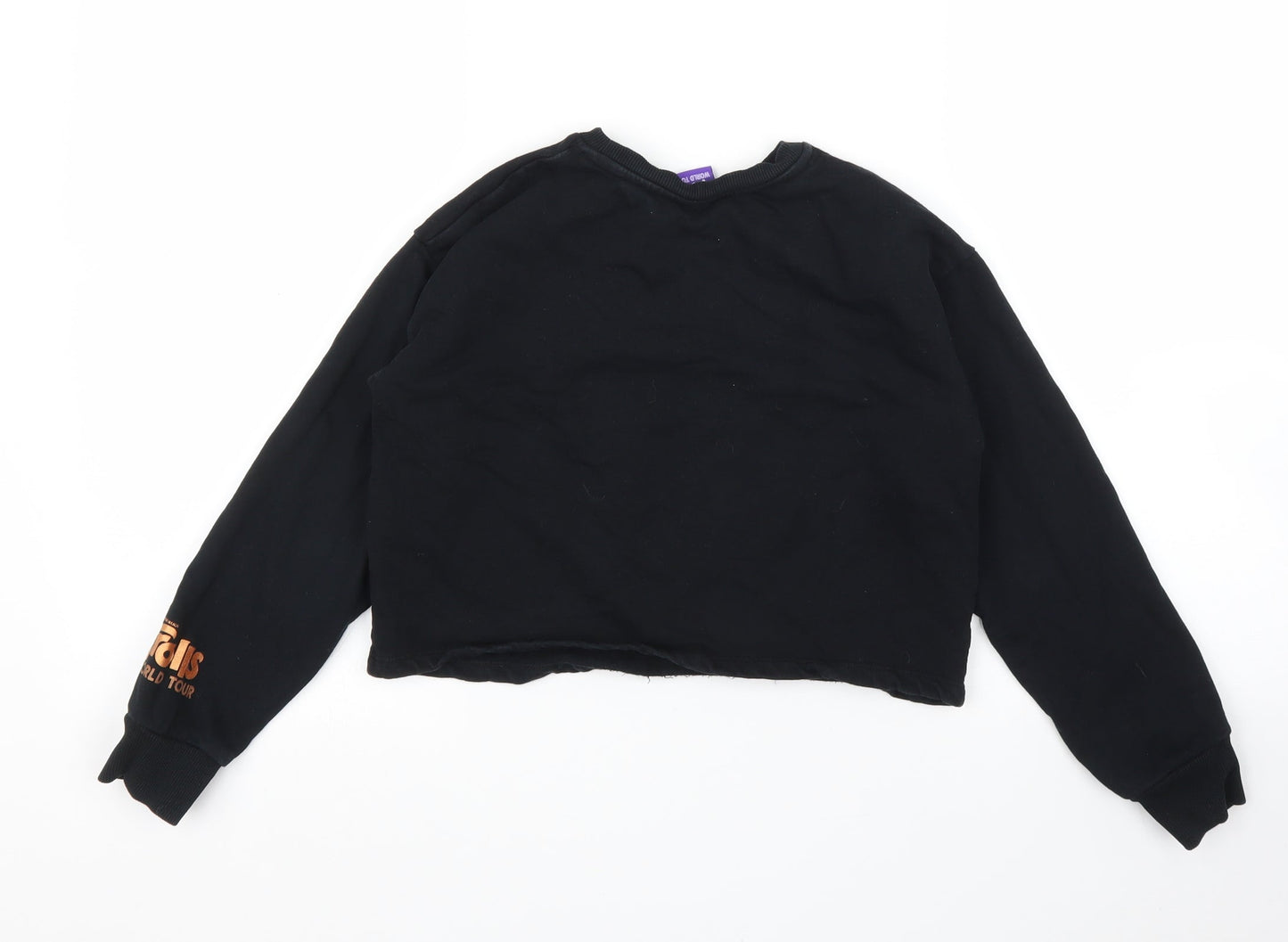 George Girls Black   Pullover Jumper Size 9-10 Years  - Trolls