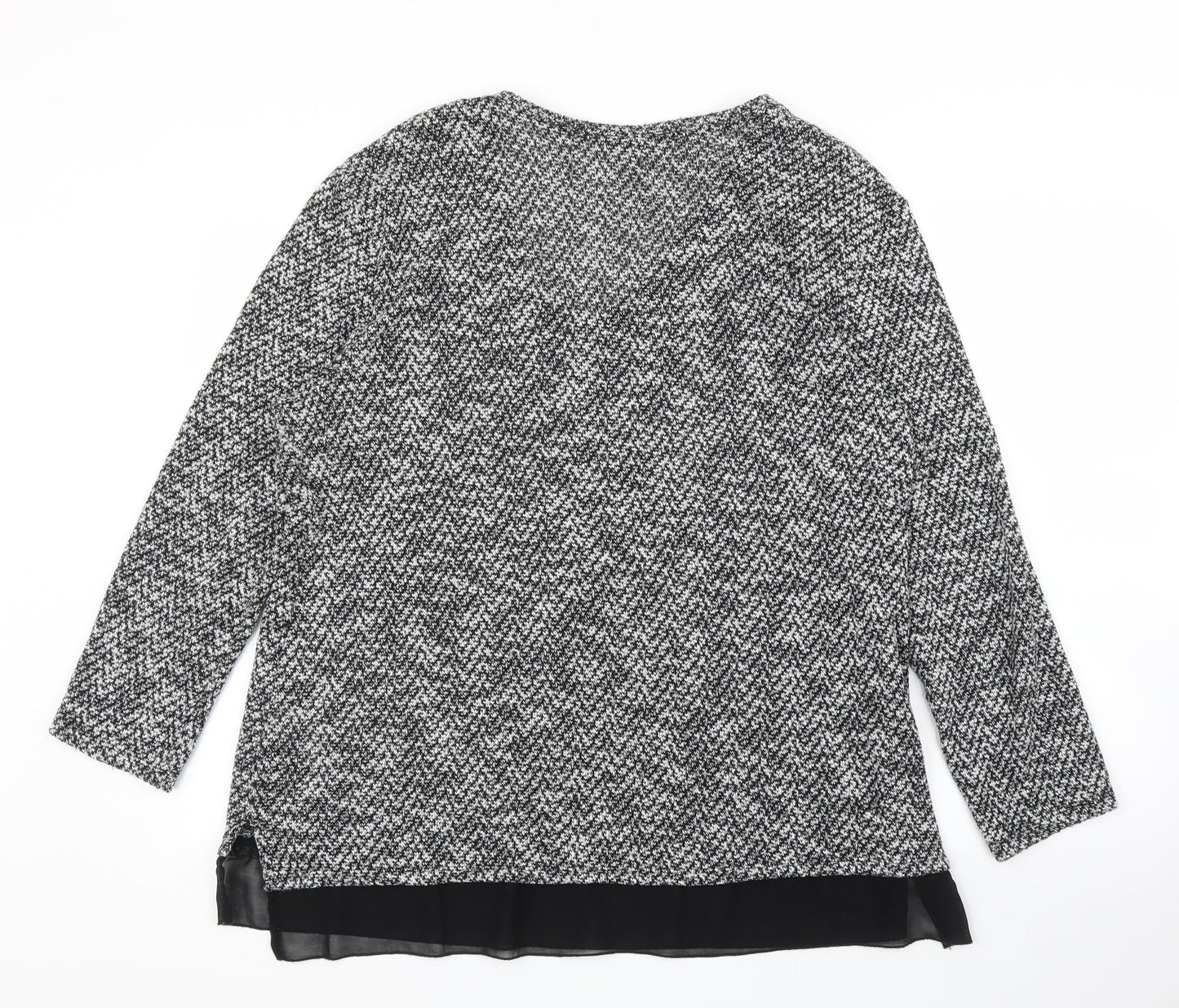 Peacocks Womens Grey   Pullover Jumper Size XL