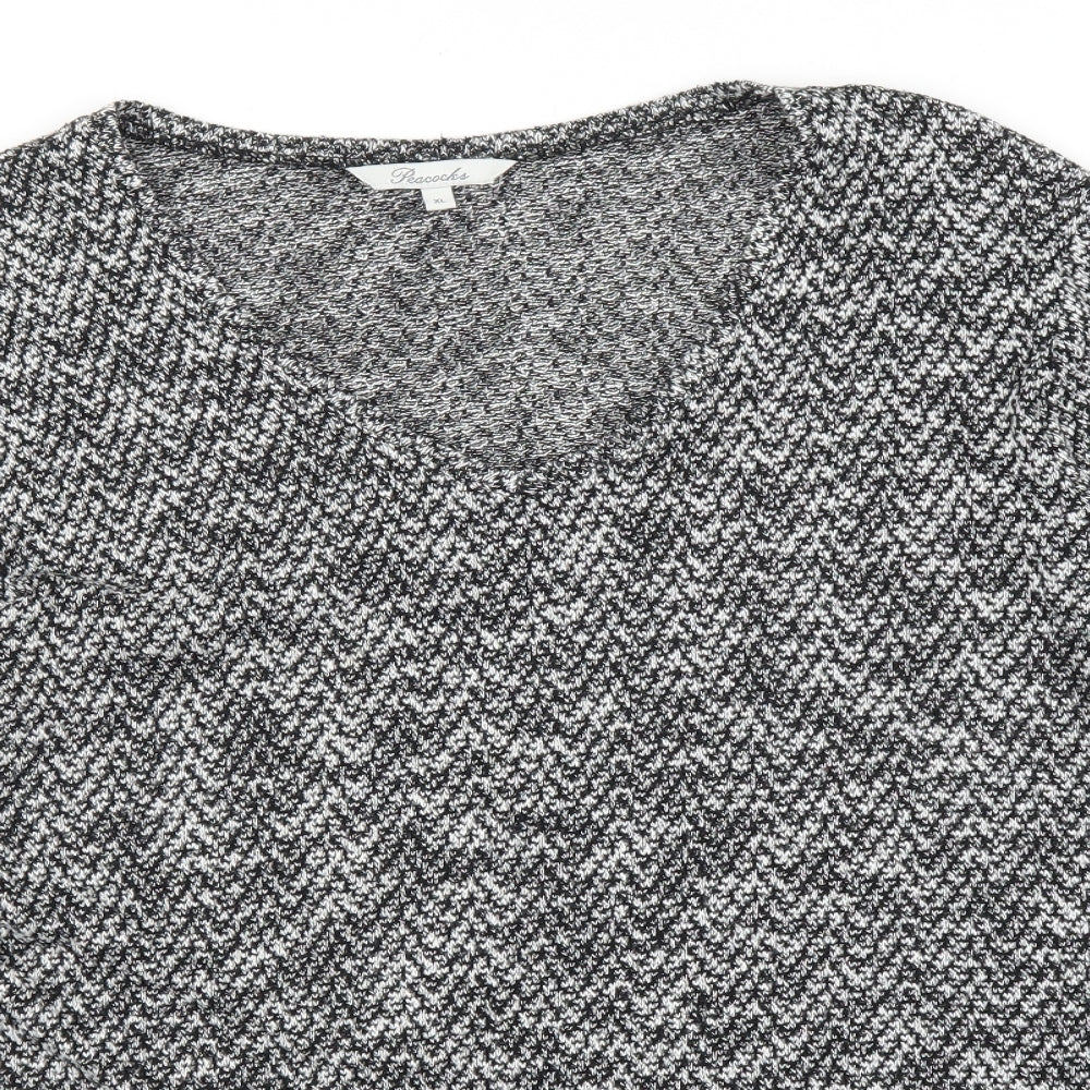 Peacocks Womens Grey   Pullover Jumper Size XL