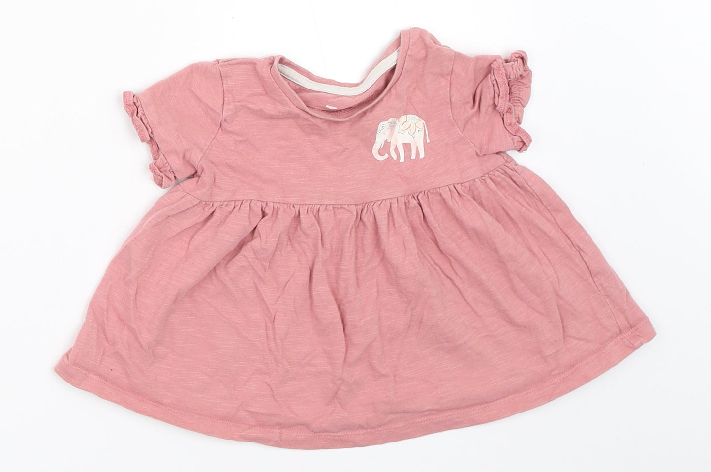 TU Girls Pink   Basic T-Shirt Size 12-18 Months