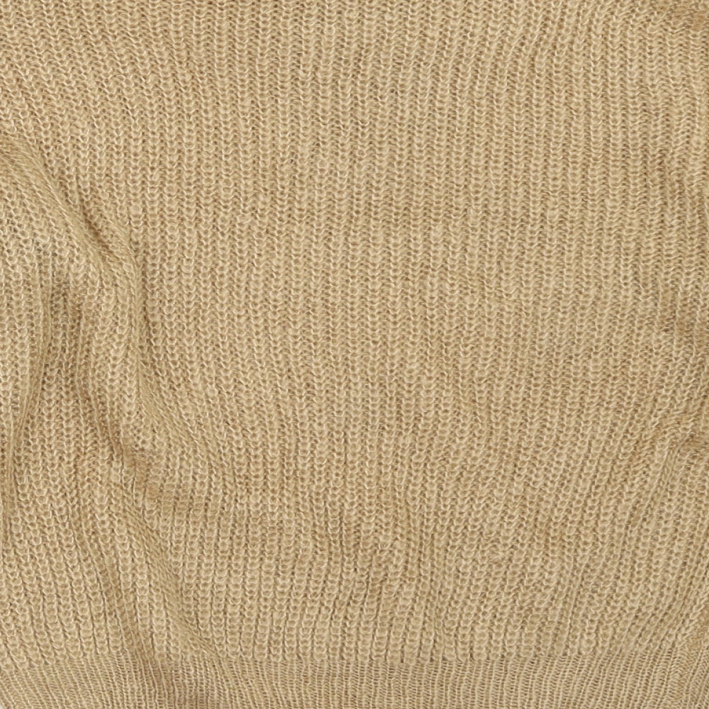 Brave Soul Womens Beige   Pullover Jumper Size L