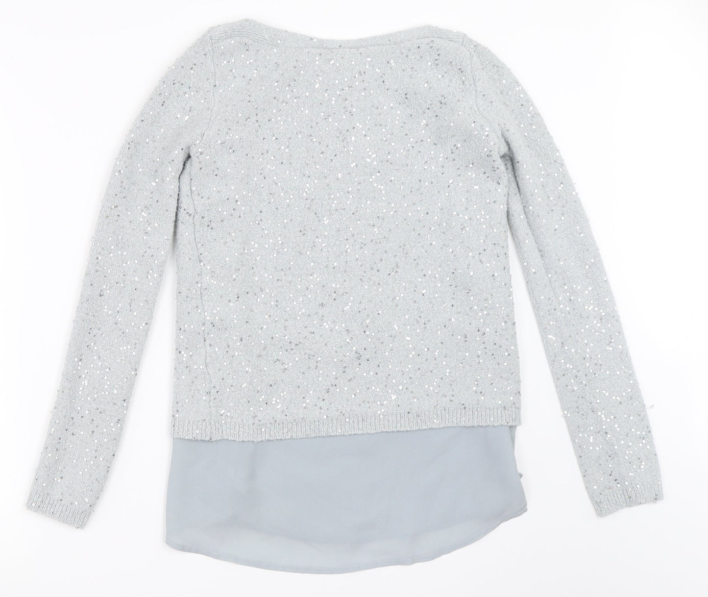 Oasis Womens Grey   Pullover Jumper Size XS