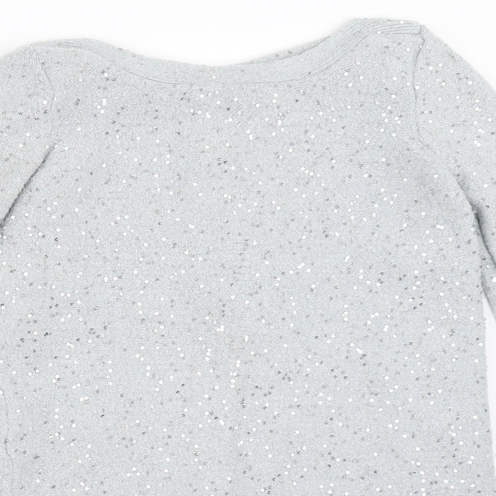 Oasis Womens Grey   Pullover Jumper Size XS