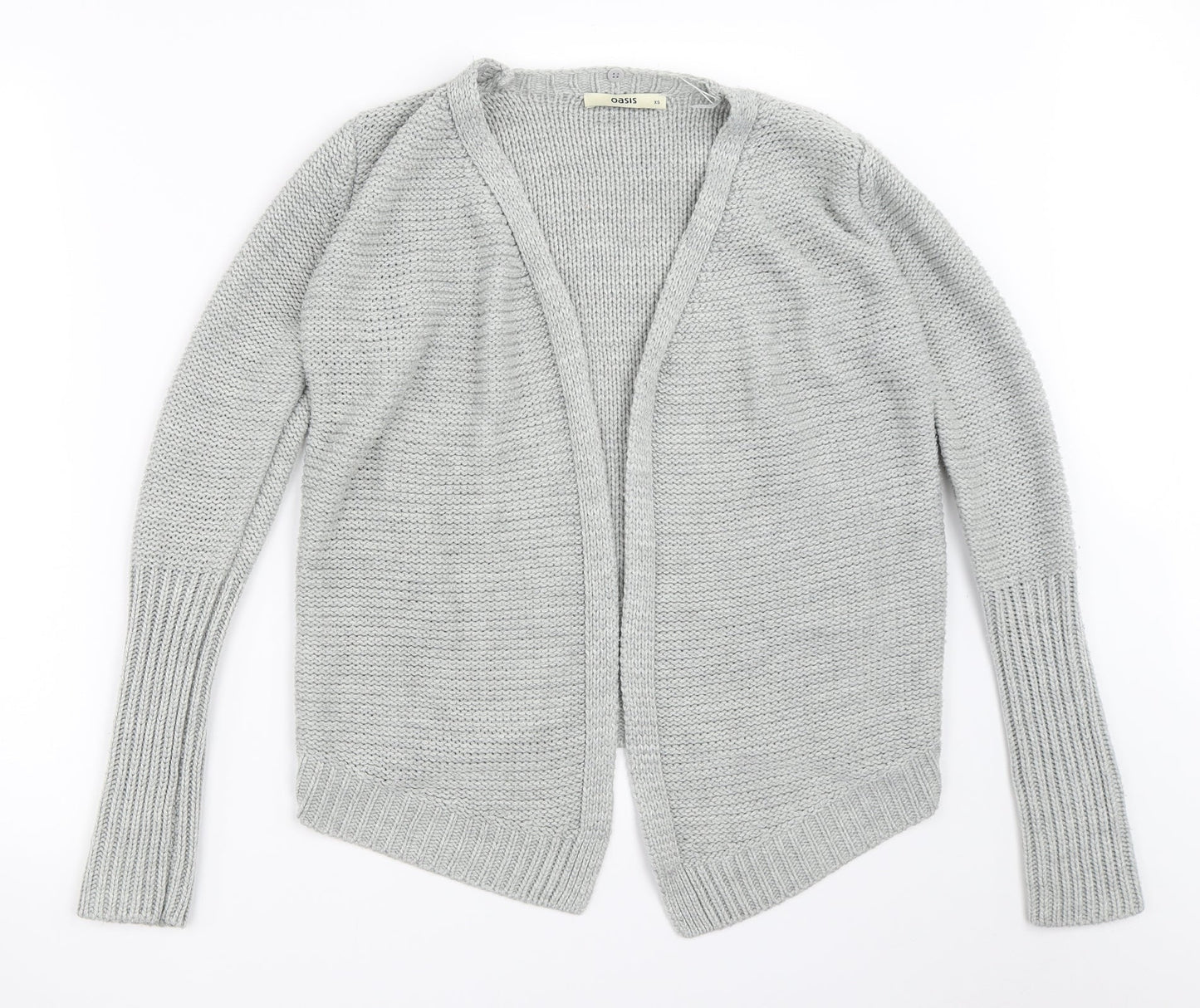 Oasis Womens Grey   Cardigan Jumper Size XS