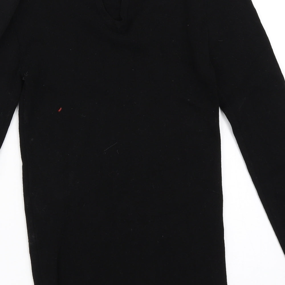 Warehouse Womens Black   Pullover Jumper Size 6