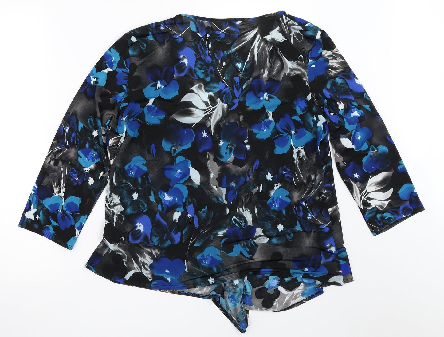 Saloos Womens Blue   Basic Blouse Size L