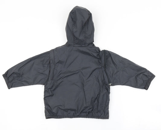 Marks and Spencers Boys Grey   Rain Coat Coat Size 6-9 Months