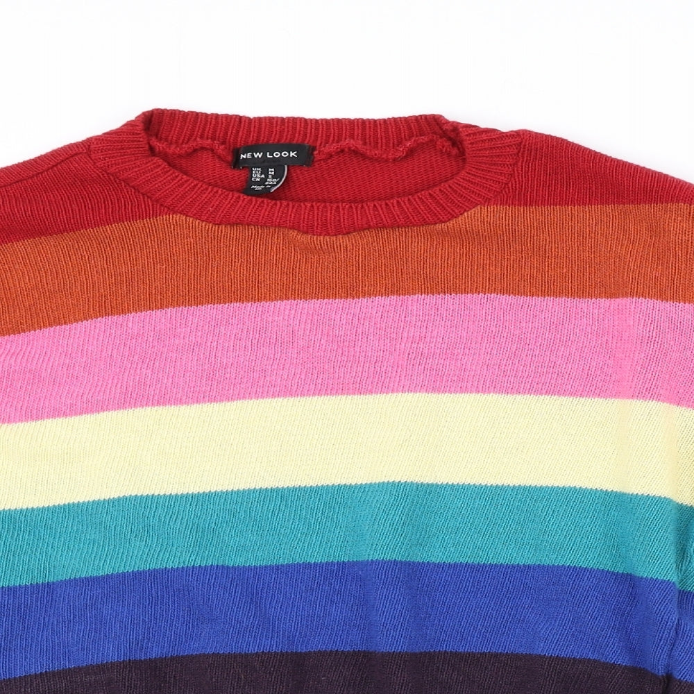 New Look Womens Multicoloured   Pullover Jumper Size M