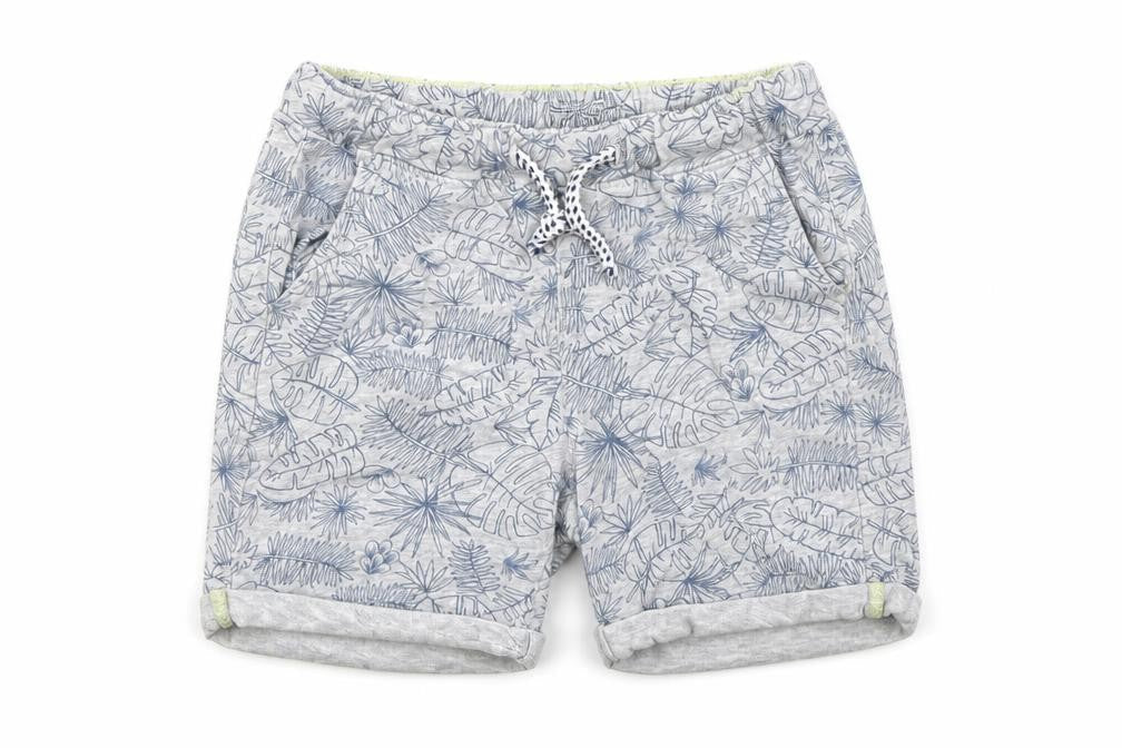 lcdp Boys Grey Geometric  Sweat Shorts Size 5 Years