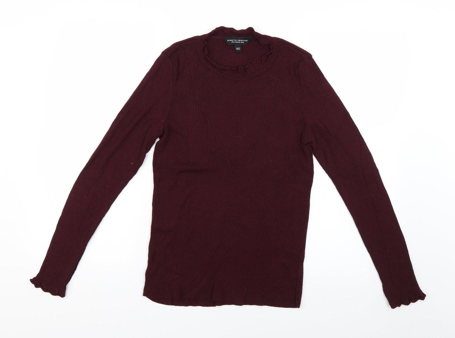 Dorothy Perkins Womens Red   Pullover Jumper Size 10