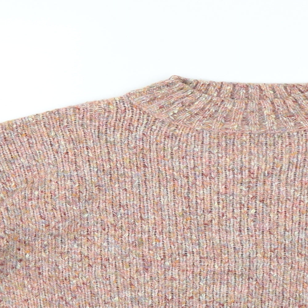 New Look Womens Multicoloured Argyle/Diamond  Pullover Jumper Size S