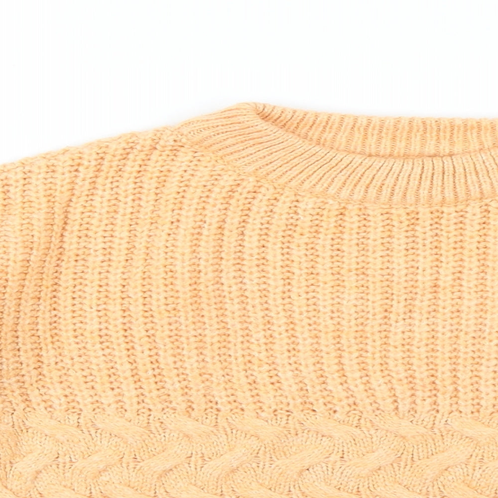Dorothy Perkins Womens Orange   Pullover Jumper Size S