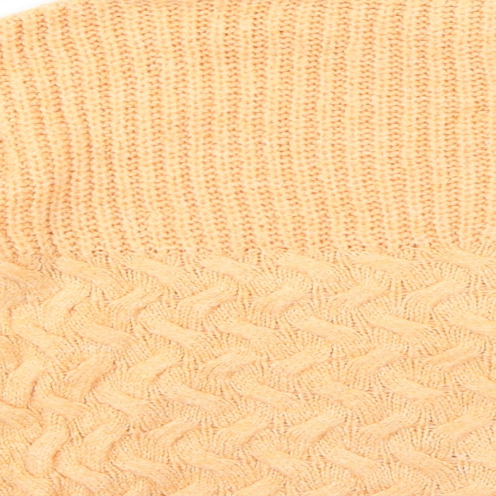 Dorothy Perkins Womens Orange   Pullover Jumper Size S