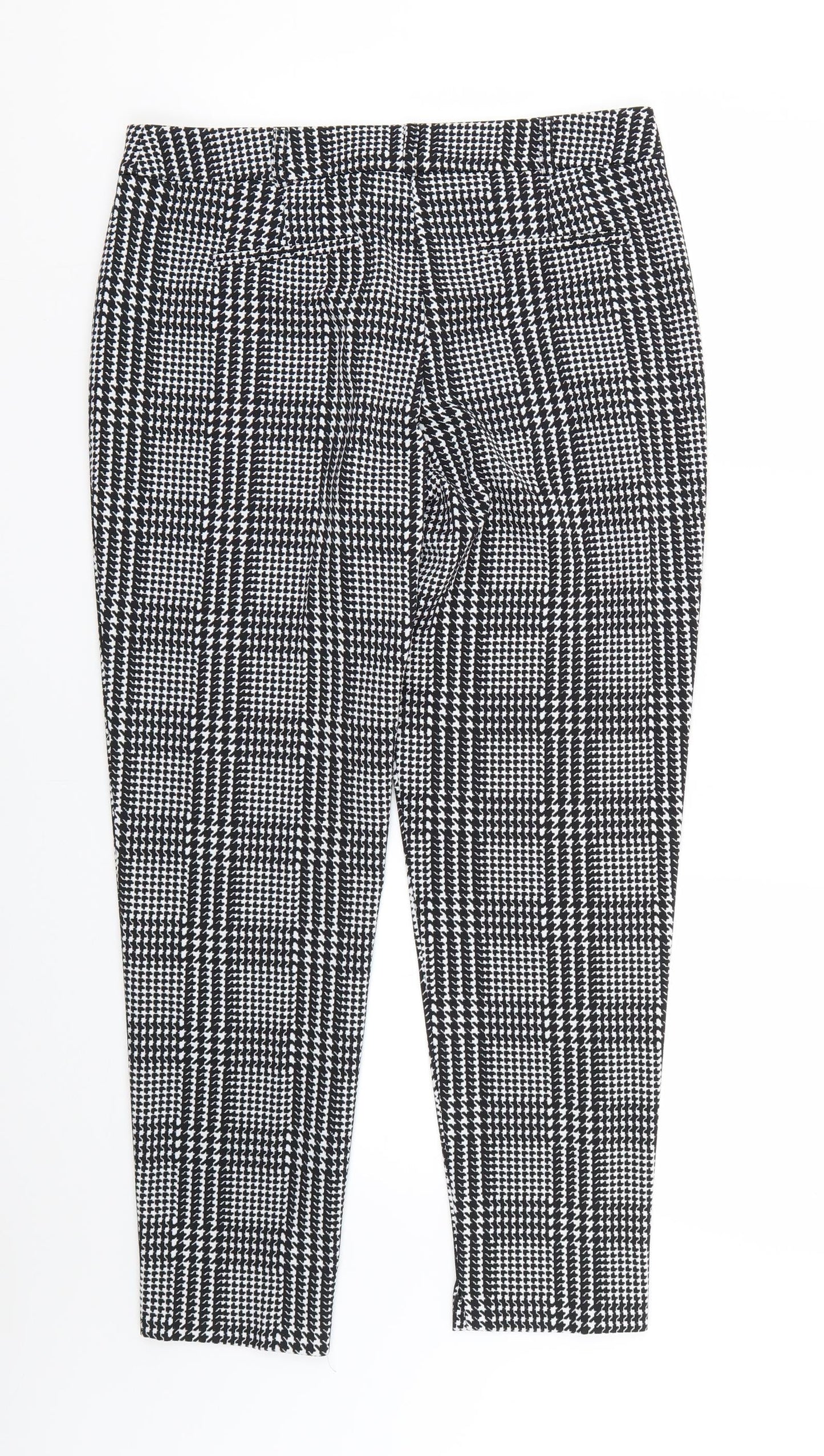 Dorothy Perkins Womens Multicoloured Geometric  Trousers  Size 10 L26 in