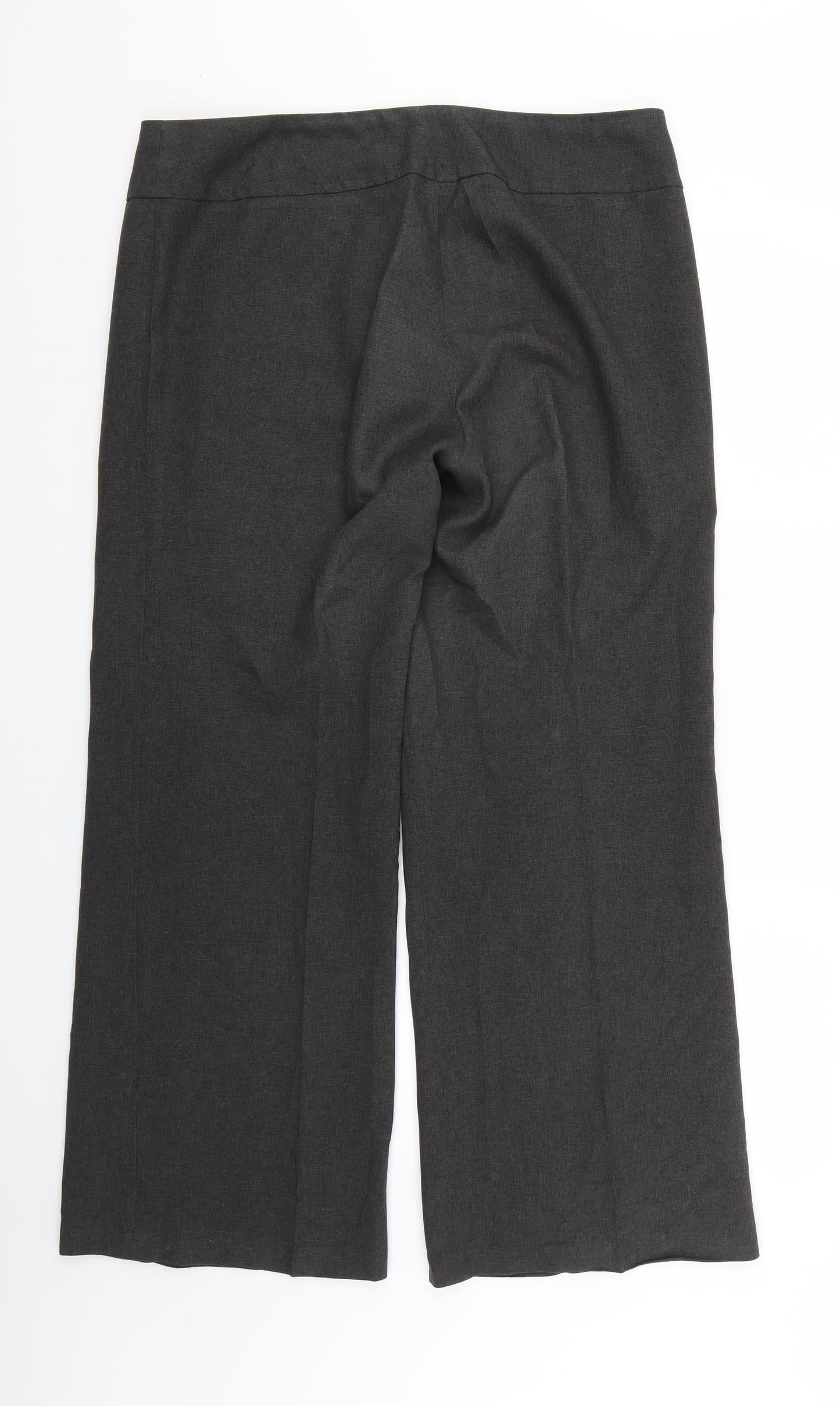 Dorothy Perkins Womens Grey   Trousers  Size 14 L26 in