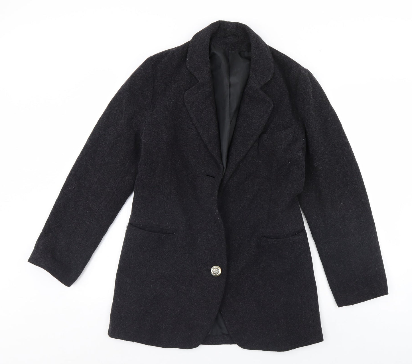 Preworn Womens Black   Jacket Blazer Size 10