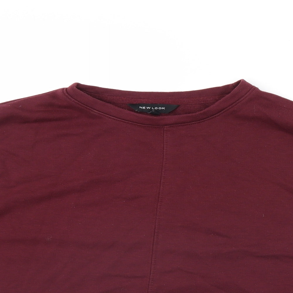 New Look Womens Red   Pullover Jumper Size 10