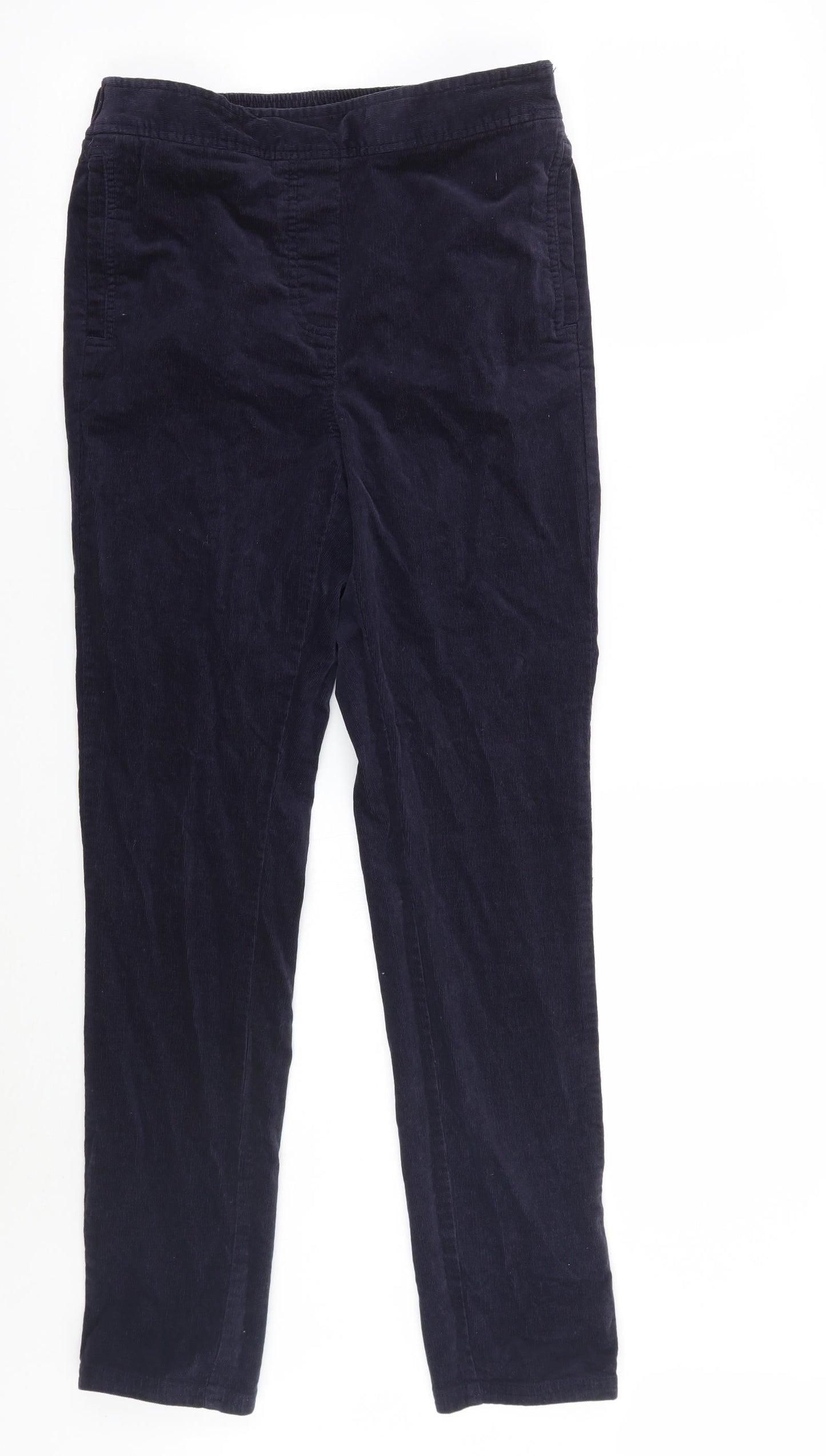 Marks and Spencer Womens Blue   Trousers  Size 10 L28 in