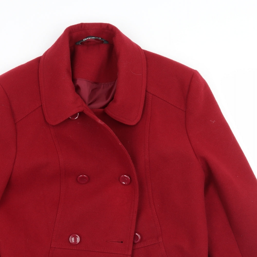 Bonmarché Womens Red   Jacket Coat Size 12
