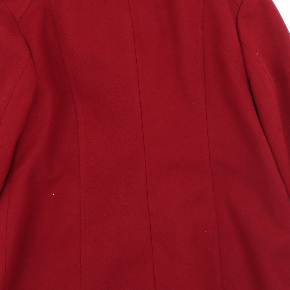 Bonmarché Womens Red   Jacket Coat Size 12