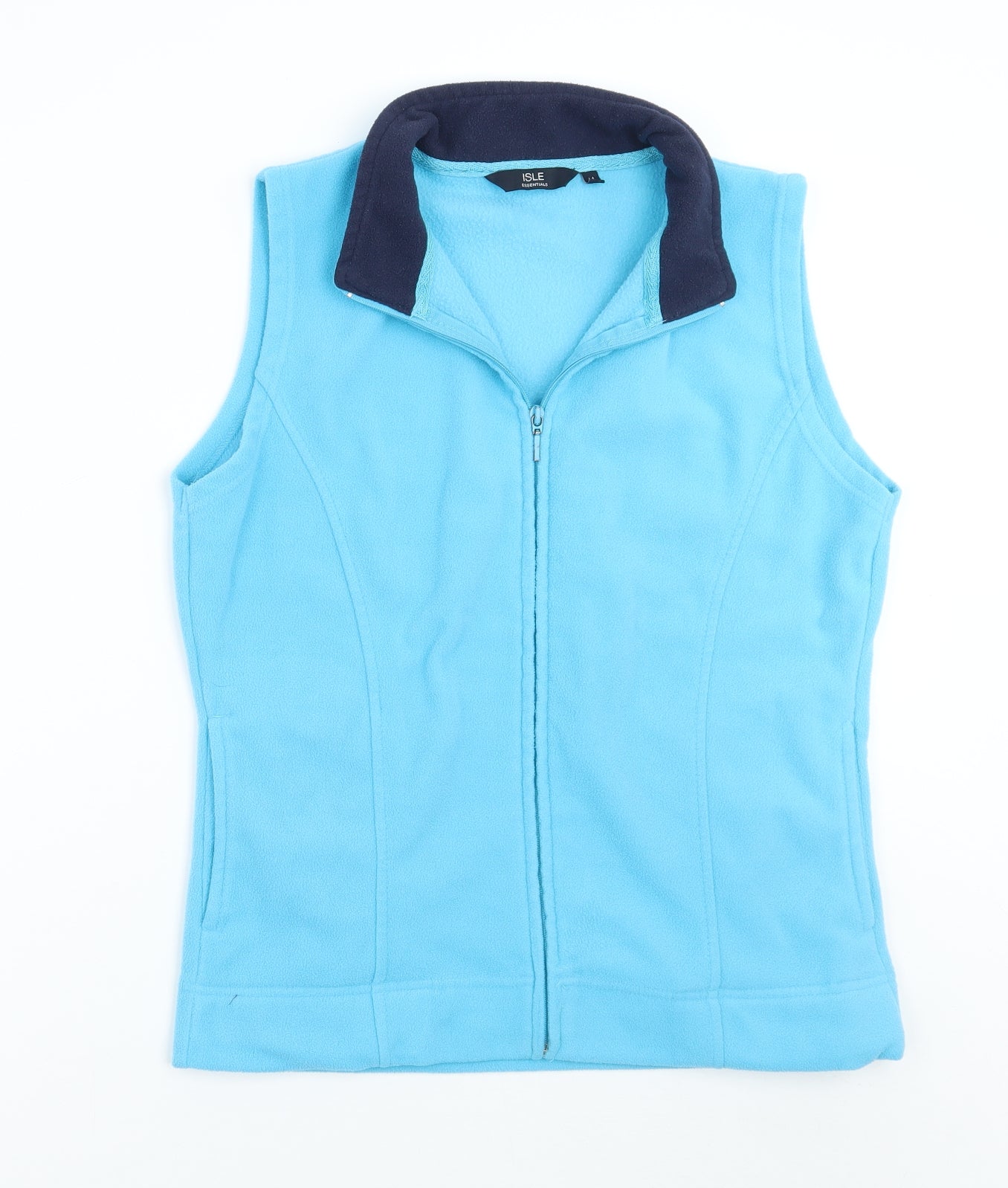 Isle  Womens Blue   Gilet Coat Size M