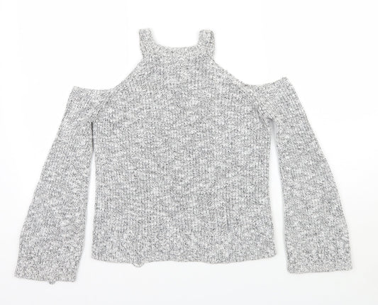 Hollister  Womens Grey   Pullover Jumper Size XS