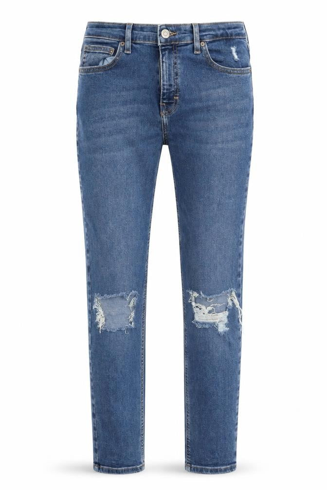 Topshop Womens Blue   Skinny Jeans Size 30 L26.5 in