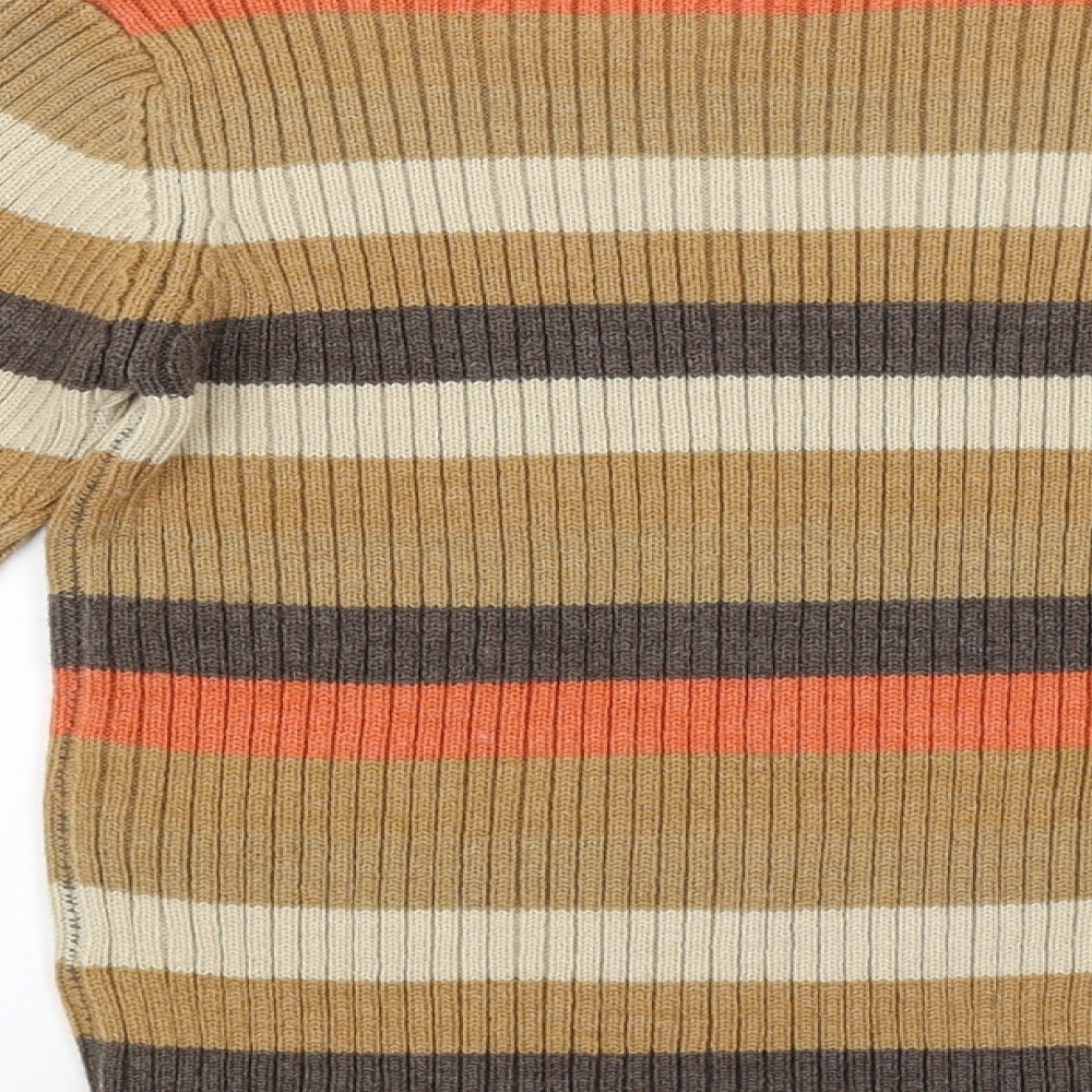 PEP&Co. Girls Multicoloured Striped  Pullover Jumper Size 7-8 Years