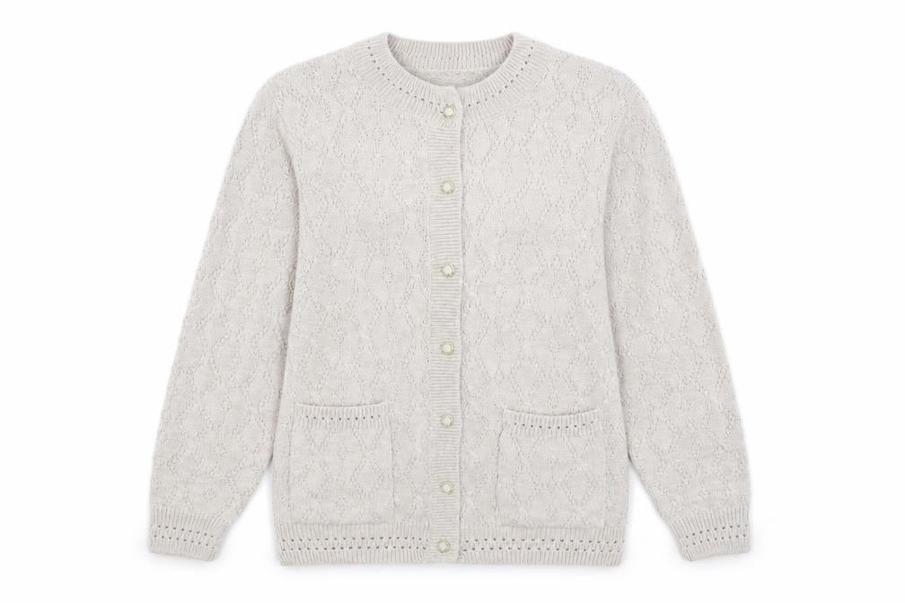Autonomy Womens Grey Argyle/Diamond  Pullover Jumper Size S