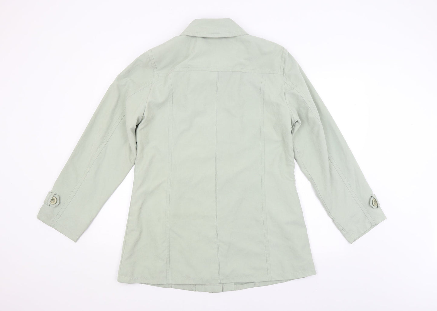 Katherine Hammond Womens Green   Overcoat Coat Size 14