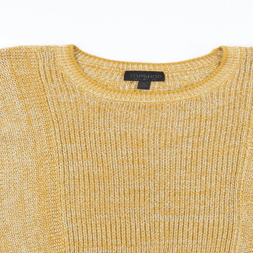 Topshop Womens Orange   Pullover Jumper Size 8