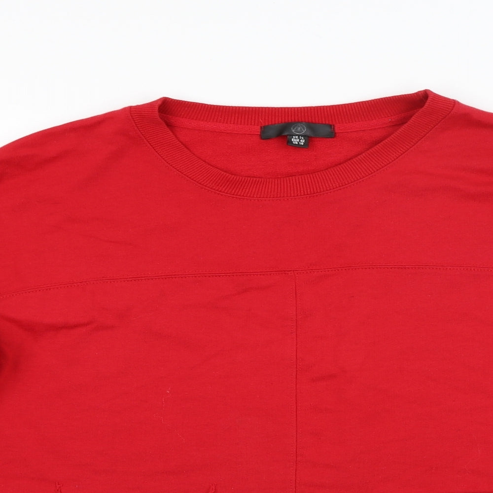 Missguided Womens Red   Pullover Jumper Size 14