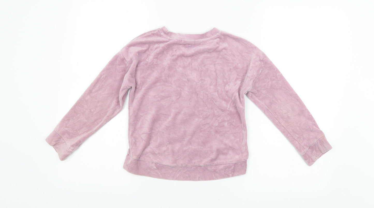 NEXT Girls Purple   Pullover Jumper Size 8 Years