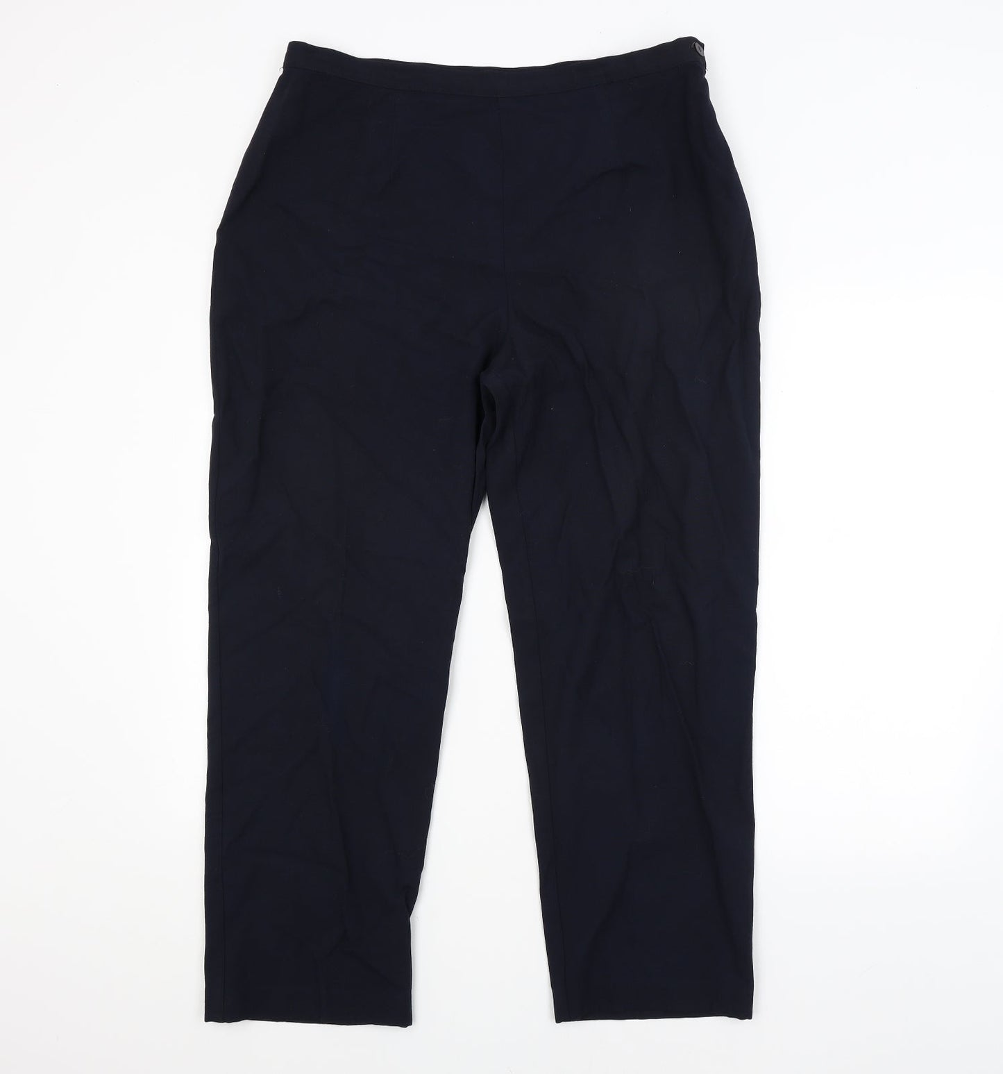 BHS Womens Blue   Trousers  Size 18 L28 in