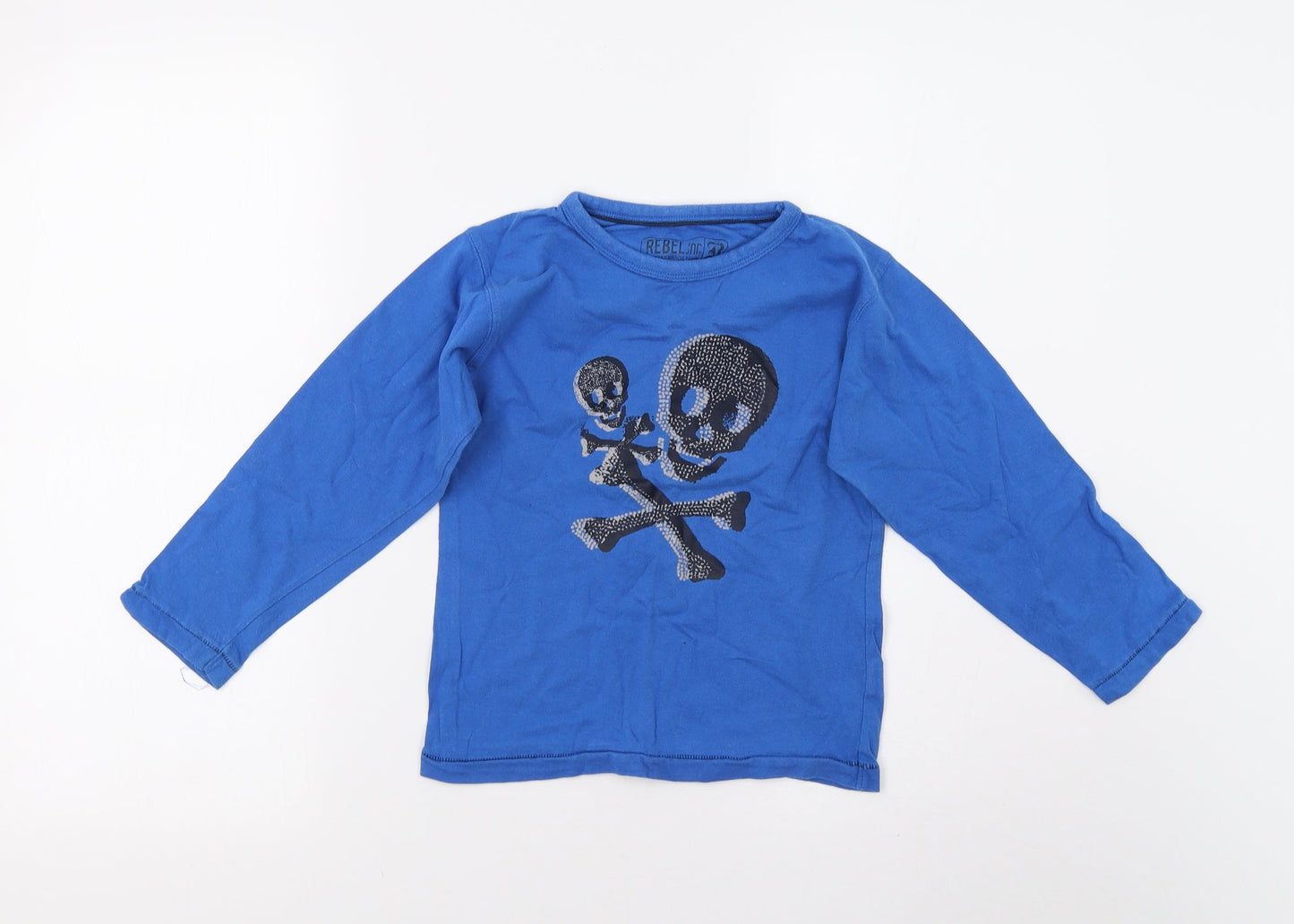 Primark Boys Blue   Pullover T-Shirt Size 3-4 Years