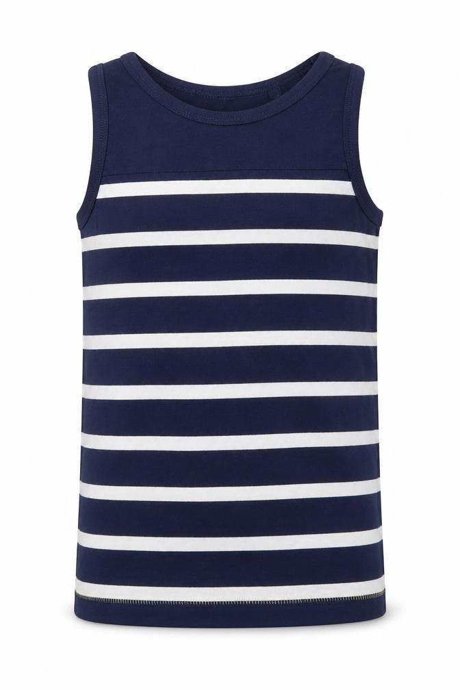 NEXT Boys Multicoloured Striped  Basic Tank Size 9 Years