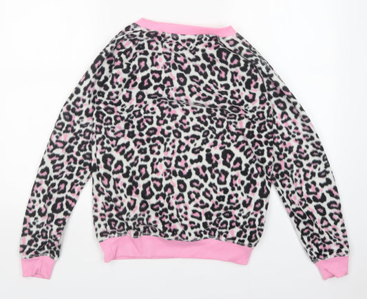 Preworn Womens Multicoloured Animal Print  Top Pyjama Top Size 8